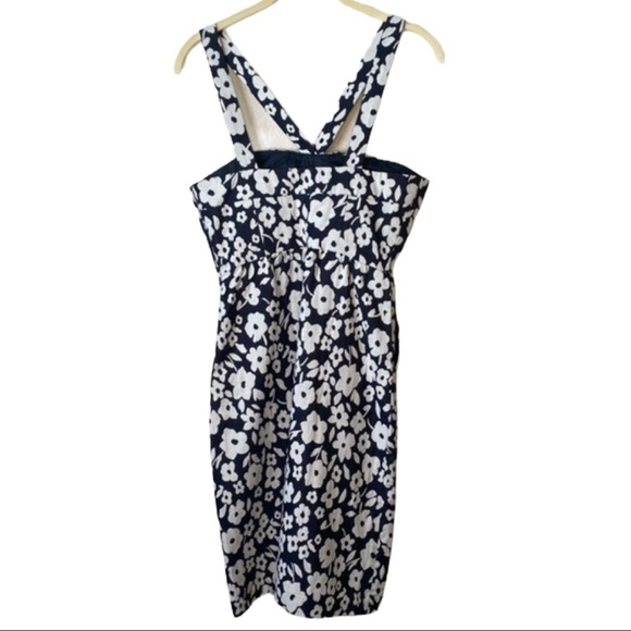 Tibi African Violet Print Floral Cotton Dress Size 2 - Picture 4 of 10